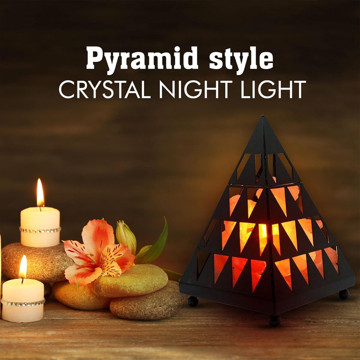 The Salt Lamp — Pink Himalayan Crystal Glow