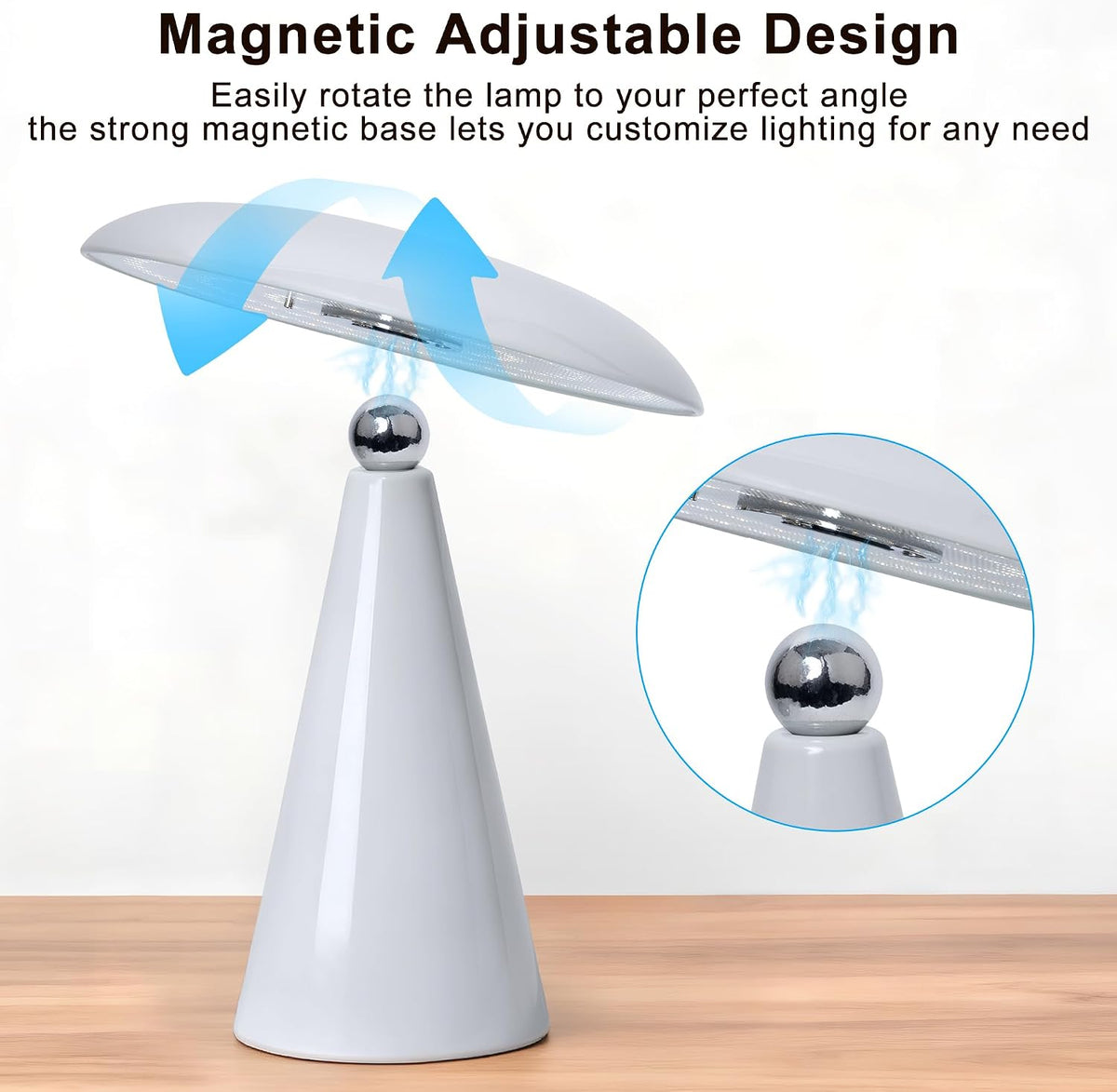 The Mushroom Lamp — Cordless, Dimmable Aesthetic Glow