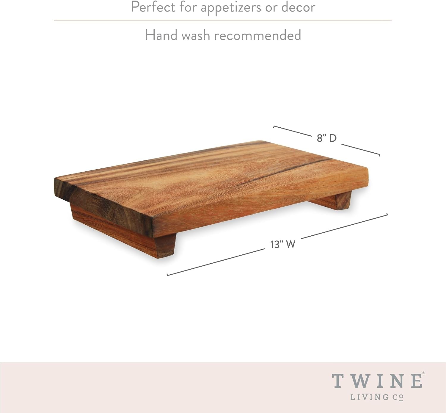 The Footed Board — Acacia
