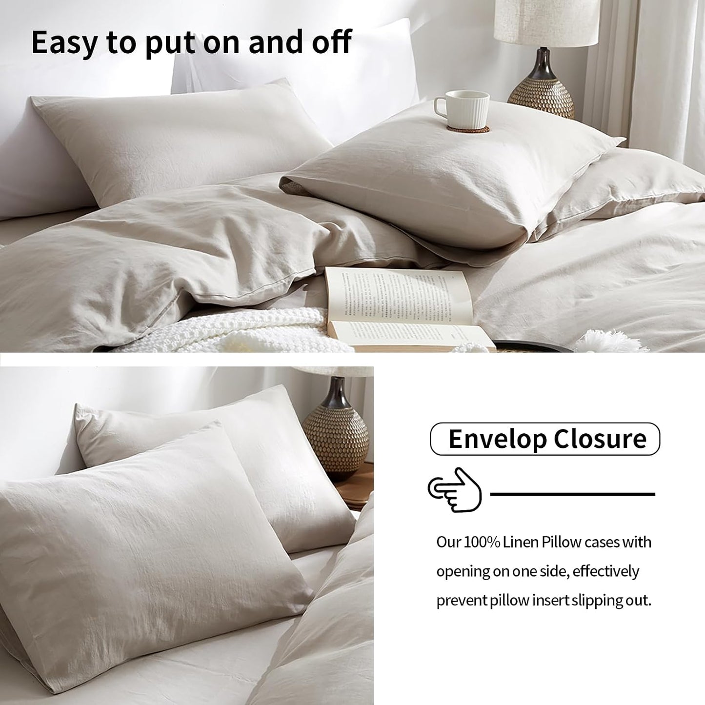 The Linen Pillowcases — Pair
