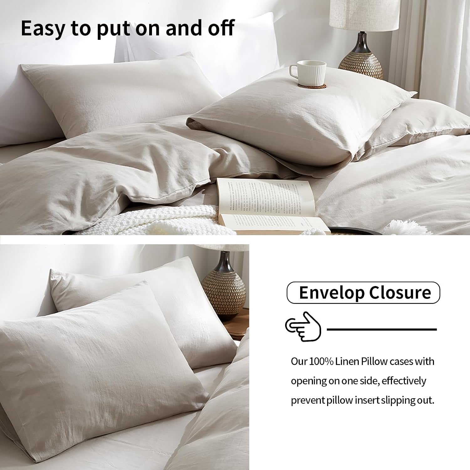 The Linen Pillowcases — Pair