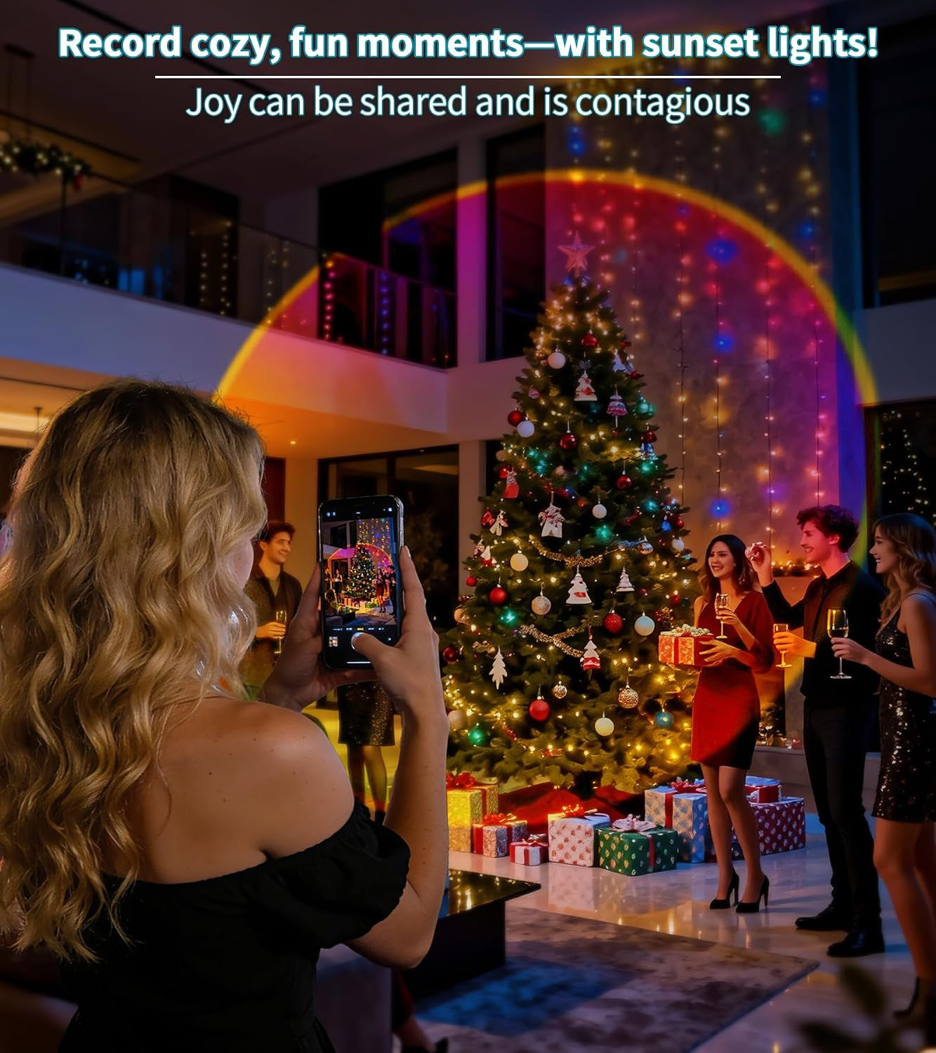 The Sunset Projector — 16-Color Mood Light