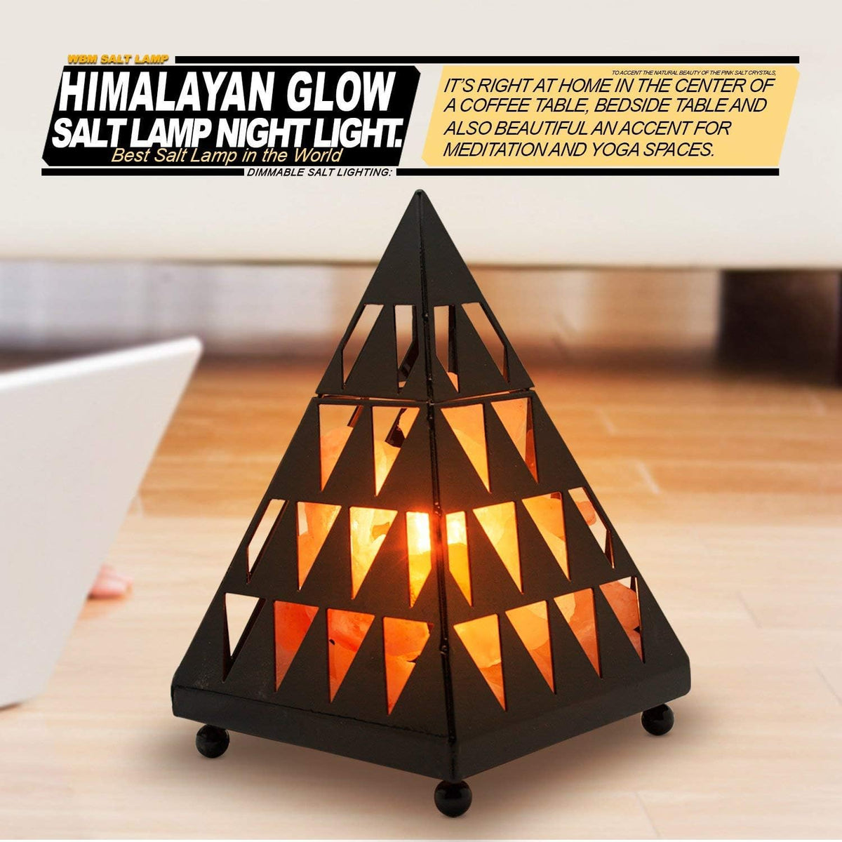 The Salt Lamp — Pink Himalayan Crystal Glow