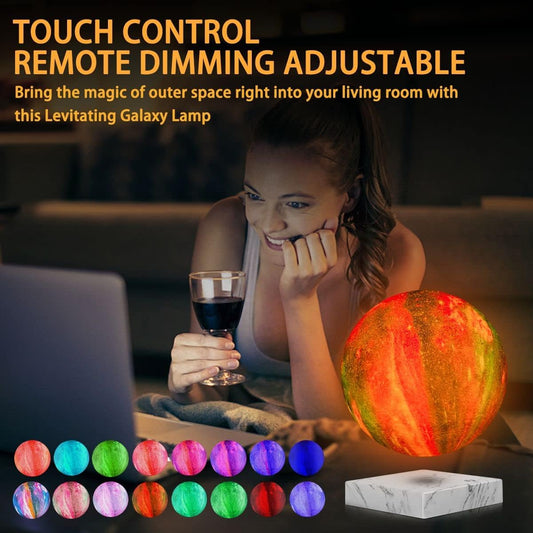 The Levitating Moon Lamp — Floating & Spinning